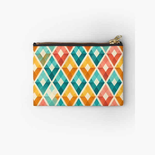 Item preview, Summer Harlequin Diamond Pattern Bright Geometric Art Print designed and sold by PinUpPizzazz.