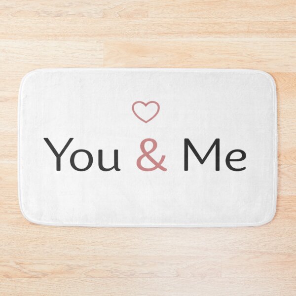 Item preview, You & Me – Soft Minimal Love Quote designed and sold by LoppiPrintShop.