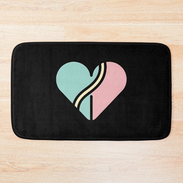 Item preview, Minimalist Segmented Pastel Heart with Path Illustration designed and sold by Silent Watch Threads..