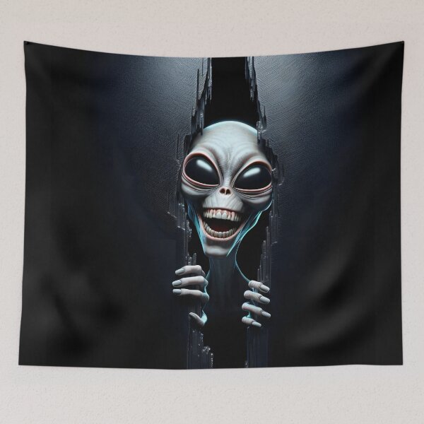 Item preview, Peek a Boo Alien designed and sold by Cats and Other Things.