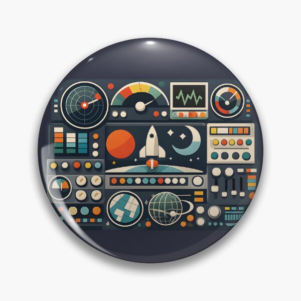 Item preview, Retro Space Module Control Panel designed and sold by KawaiiOrbit.