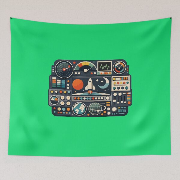Item preview, Retro Space Module Control Panel designed and sold by KawaiiOrbit.