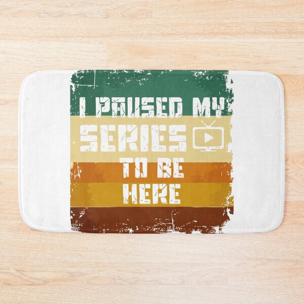 Item preview, I Paused My Series Retro Style Quote Design designed and sold by AFernandesDSG.