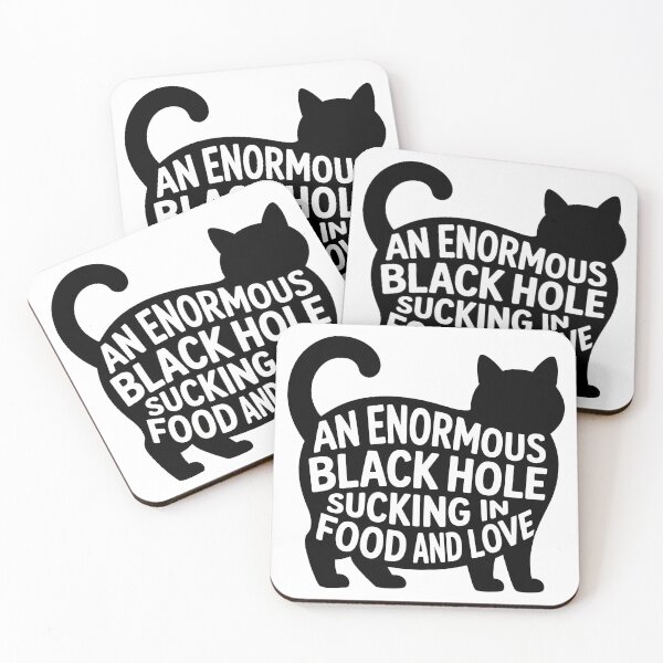 Item preview, Enormous Black Hole Funny Fat Cat designed and sold by Tammy Winand Arts.