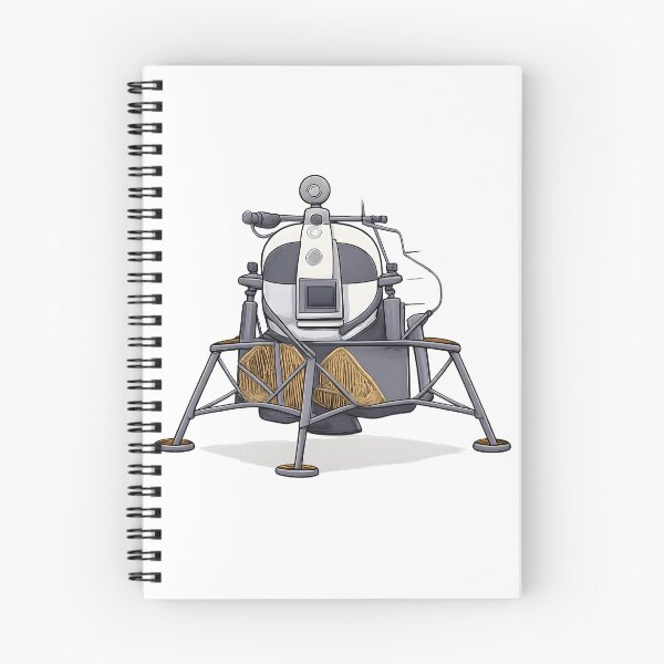 Item preview, Moon Landing Diagram – Apollo Era Space Exploration designed and sold by KawaiiOrbit.