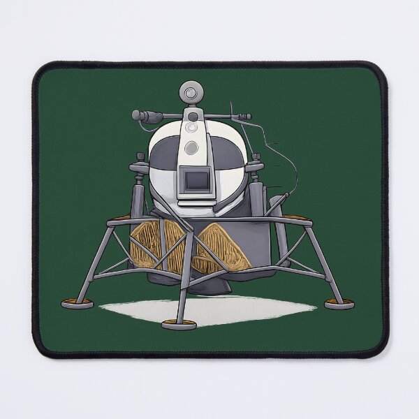 Item preview, Moon Landing Diagram – Apollo Era Space Exploration designed and sold by KawaiiOrbit.