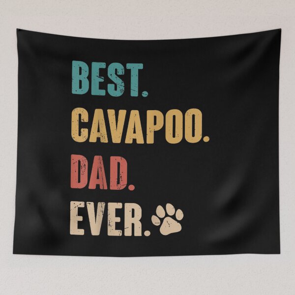 Item preview, Best Cavapoo Dad Ever for Mom Dad Kids designed and sold by SALI MANI.
