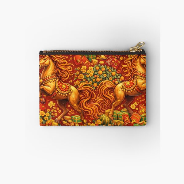 Item preview, 2026 Năm Giáp Ngọ Pattern – Vietnamese Tết Horse Seamless designed and sold by PunchDrop.