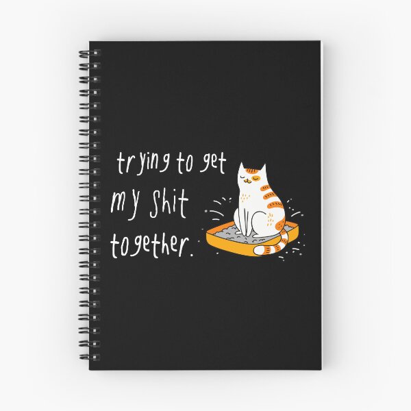 Item preview, Trying to Get My Shit Together – Cat Art designed and sold by CreareAT.
