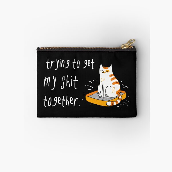 Item preview, Trying to Get My Shit Together – Cat Art designed and sold by CreareAT.