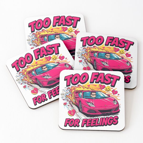 Item preview, Too Fast for Feelings – Funny Car Meme Design designed and sold by gavinroyal.