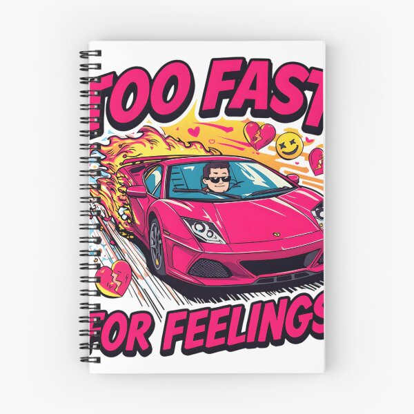 Item preview, Too Fast for Feelings – Funny Car Meme Design designed and sold by gavinroyal.
