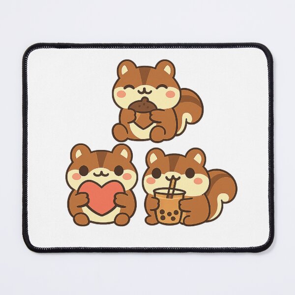 Item preview, Three squirrels, three atmospheres: matcha, love, and peace. designed and sold by Ach&Koor.