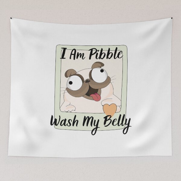 Item preview, I Am Pibble Wash My Belly Shirt Funny Pibble Dog Wash My Belly T-Shirt designed and sold by 9morethan9®.