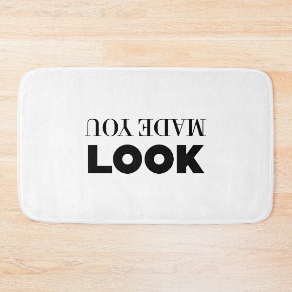 Item preview, Made You Look Minimal Text Art designed and sold by Artfully Entertained.