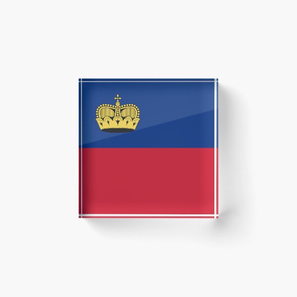 Item preview, Liechtenstein National Flag Clean Design designed and sold by NTGUILTY.