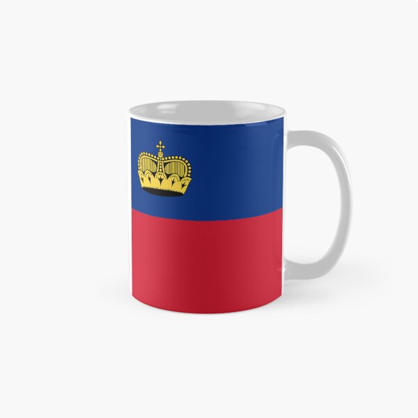 Item preview, Liechtenstein National Flag Clean Design designed and sold by NTGUILTY.