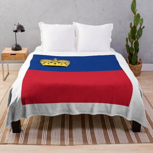 Item preview, Liechtenstein National Flag Clean Design designed and sold by NTGUILTY.