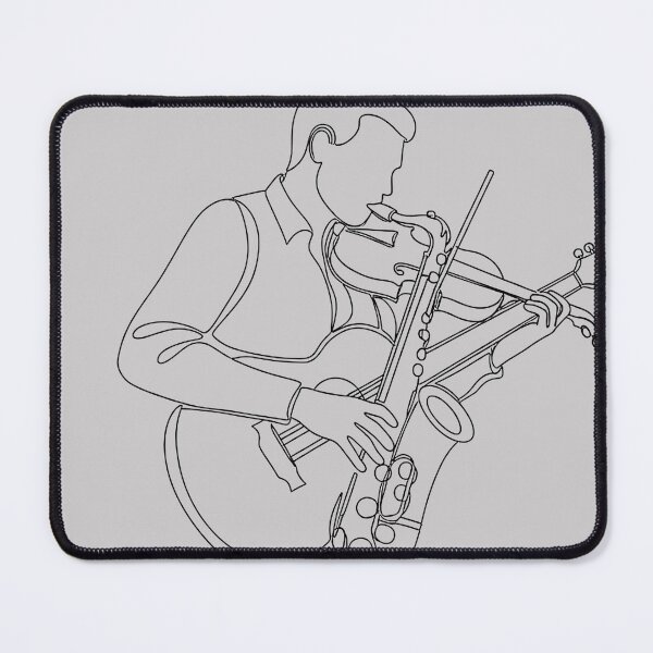 Item preview, One Man Band Minimalist Line Art designed and sold by SholoStudio.
