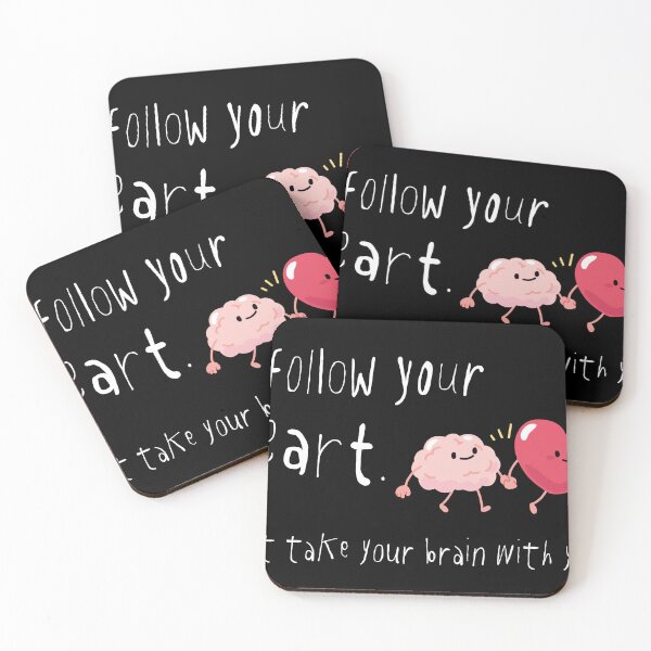 Item preview, Follow Your Heart Take Your Brain designed and sold by CreareAT.