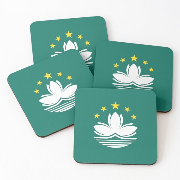 Item preview, Macau Flag Clean Modern Design designed and sold by NTGUILTY.