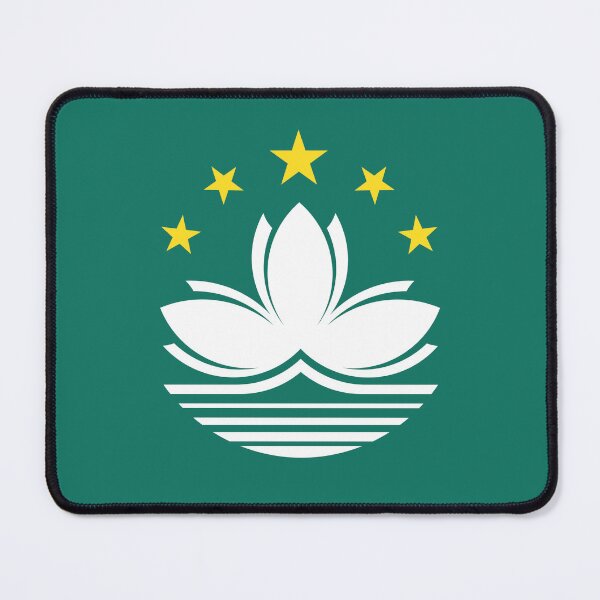 Item preview, Macau Flag Clean Modern Design designed and sold by NTGUILTY.