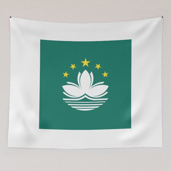 Item preview, Macau Flag Clean Modern Design designed and sold by NTGUILTY.