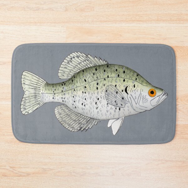Item preview, White Crappie designed and sold by fishfolkart.