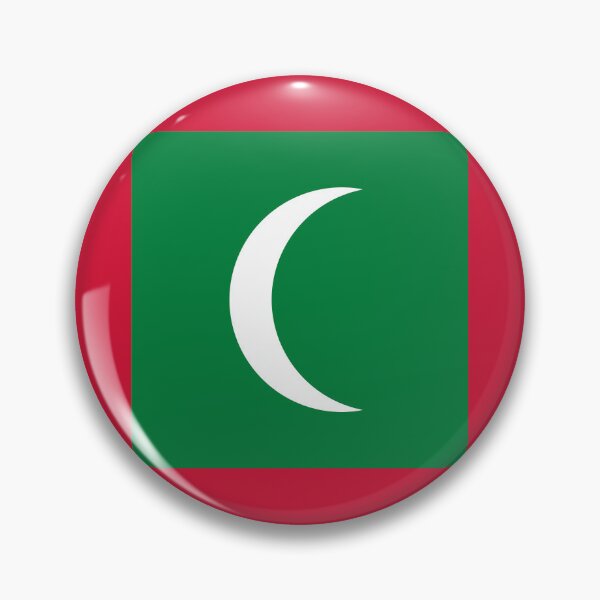 Item preview, Maldives National Flag Clean Design designed and sold by NTGUILTY.