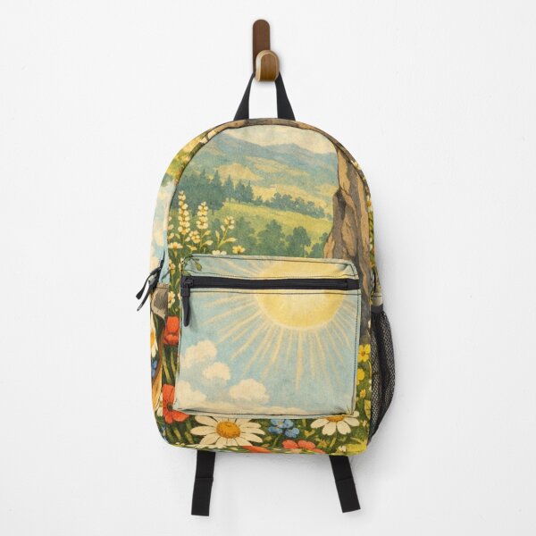 Item preview, Midsommar Ceremonial Cliff – Dark Folk Horror Floral Landscape Art designed and sold by The Yawning Grave .