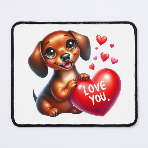 Item preview, Valentine Chihuahua Dog Love You - Cute Puppy Heart Art designed and sold by FuzionRaptor.