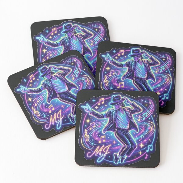 Item preview, MJ Dance King Magical Light Neon Music Notes designed and sold by ExploreAura Studio.