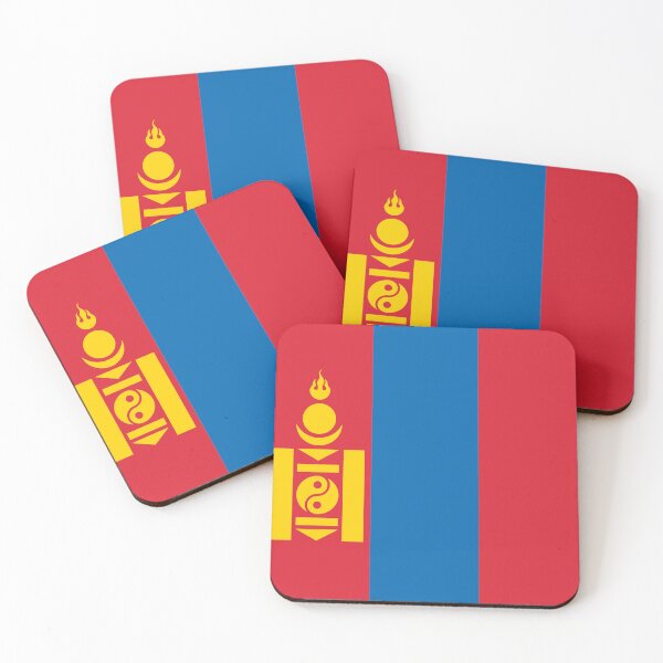 Item preview, Mongolia National Flag Bold Design designed and sold by NTGUILTY.