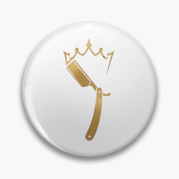 Artikelvorschau, Goldener Barbier-Rasierer mit Krone – Luxusdesign von Barber King entworfen und verkauft von ZYNORAworld.