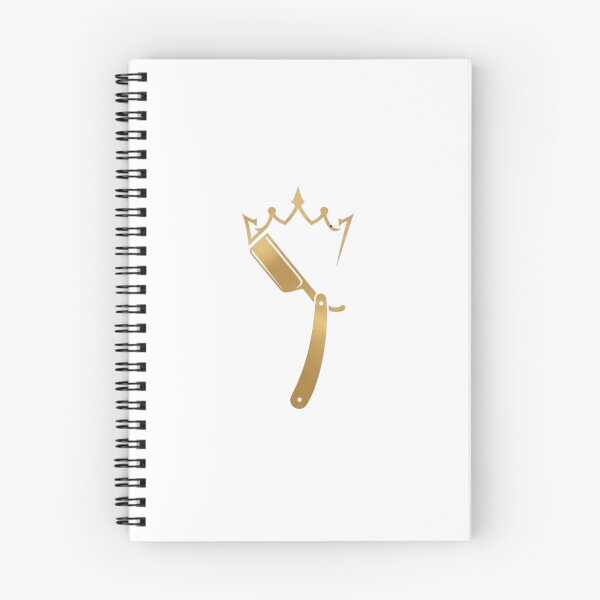 Item preview, Golden Barber Razor with Crown – Luxury Barber King Design designed and sold by ZYNORAworld.