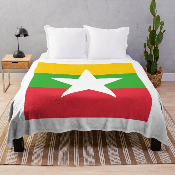 Item preview, Myanmar National Flag Clean Design designed and sold by NTGUILTY.