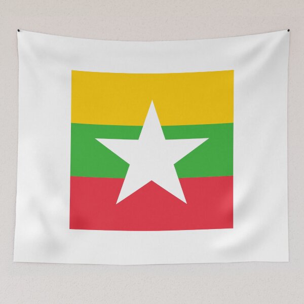 Item preview, Myanmar National Flag Clean Design designed and sold by NTGUILTY.