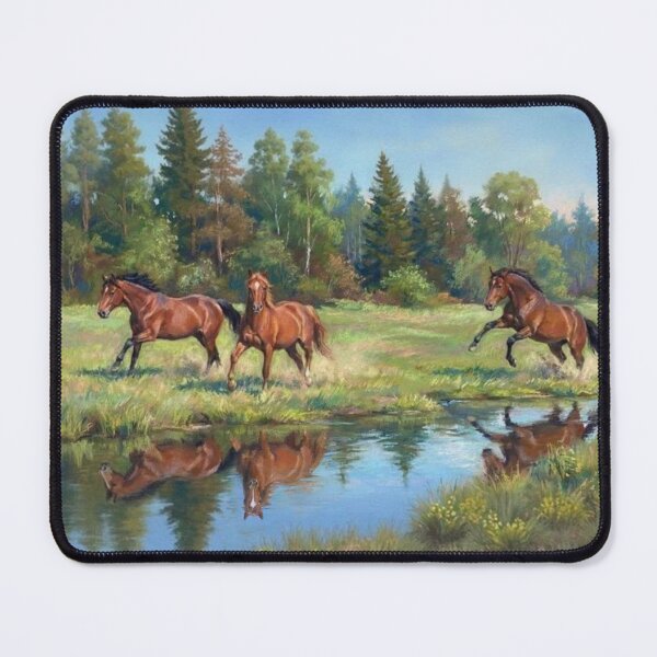 Item preview, Running Horses Feeling Good designed and sold by Debbie Schulte.