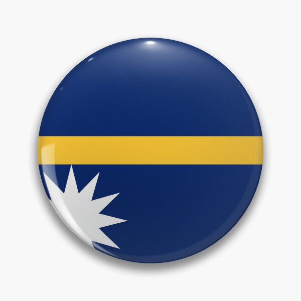 Item preview, Nauru Flag Clean Modern Design designed and sold by NTGUILTY.