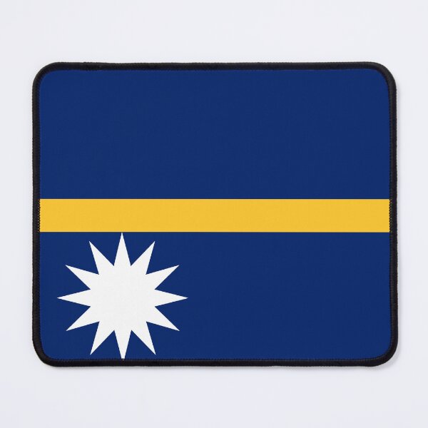 Item preview, Nauru Flag Clean Modern Design designed and sold by NTGUILTY.
