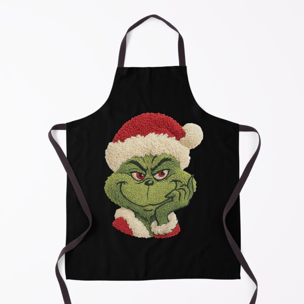 Item preview, Smug Grinchy Christmas Mood Fuzzy Santa designed and sold by ChaaiTee.