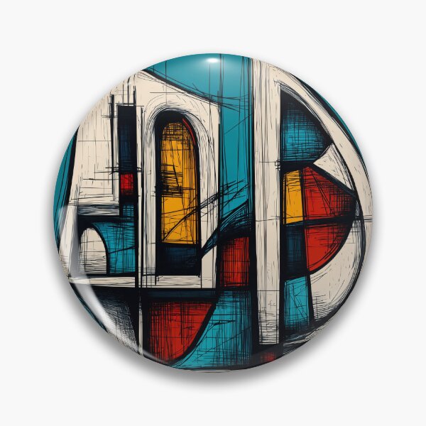 Item preview, Shaping Future Cities Through Abstract Architecture and Primary Color Design designed and sold by OlfactoART Studio.