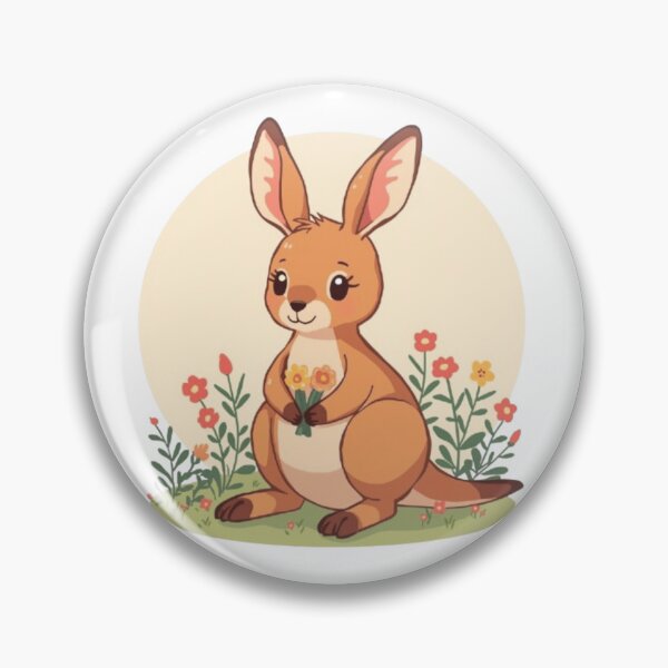 Item preview, Adorable Chubby Orange Kangaroo designed and sold by aqua1001.