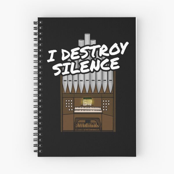 Item preview, I Destroy Silence Church Organ Organist Funny designed and sold by doodlerob.