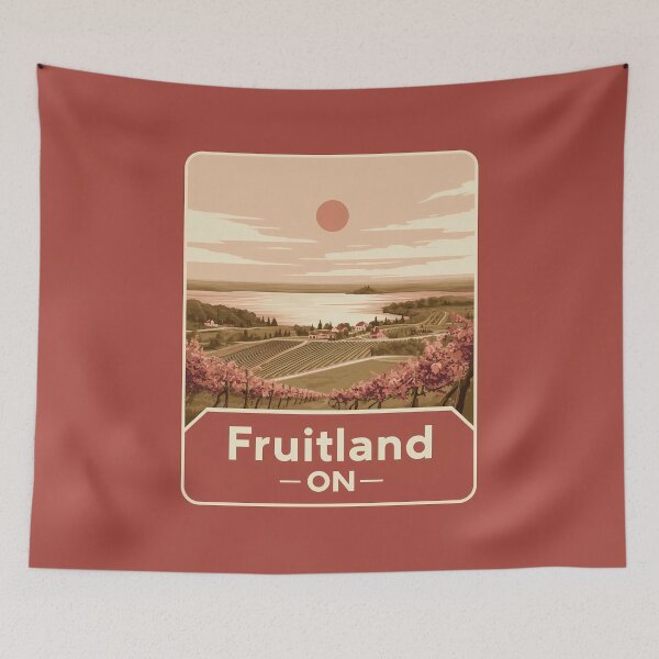 Item preview, Fruitland Ontario ON Canada Niagara Region Vineyard Landscape designed and sold by meganohm.