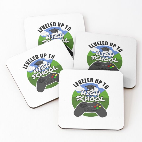 Item preview, Leveled Up To High School, Gamer Video Gaming designed and sold by doodlerob.