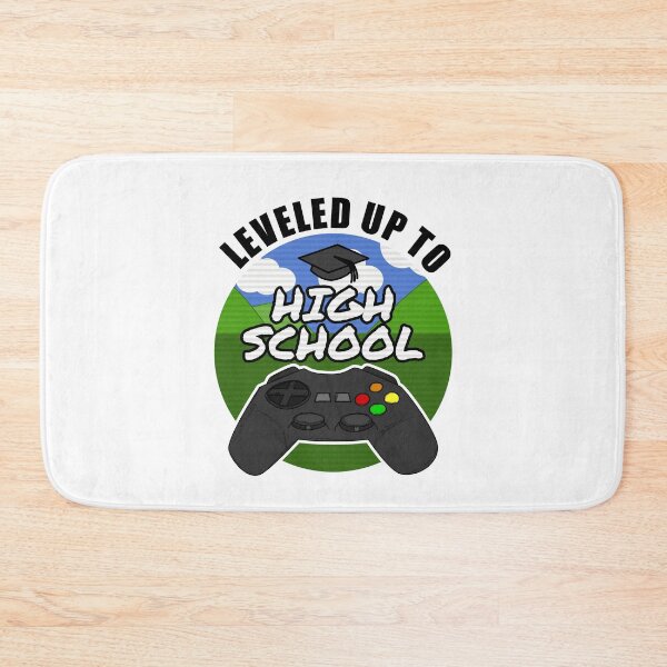 Item preview, Leveled Up To High School, Gamer Video Gaming designed and sold by doodlerob.