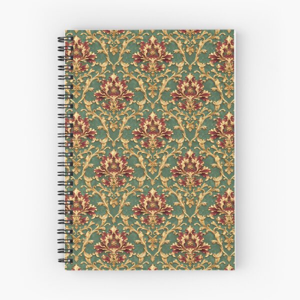 Item preview, Emerald Gold Baroque Damask designed and sold by Jirka Svetlik, Studio Illuvision.