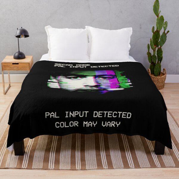 Item preview, SECAM Mode PAL Input Detected Glitch Art Retro TV Screen Design designed and sold by SplashTastic.