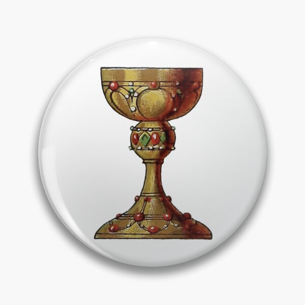 Item preview, Medieval Goblet Illustration, Golden Goblet, Gold Chalice, Manuscript Art designed and sold by HawthorneFlame.